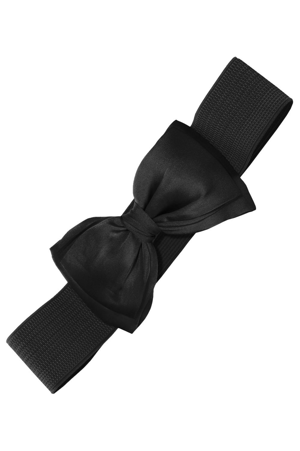 Banned Taillengürtel Bella Belt Schwarz Vintage Schleife Retro Stretchgürte günstig online kaufen