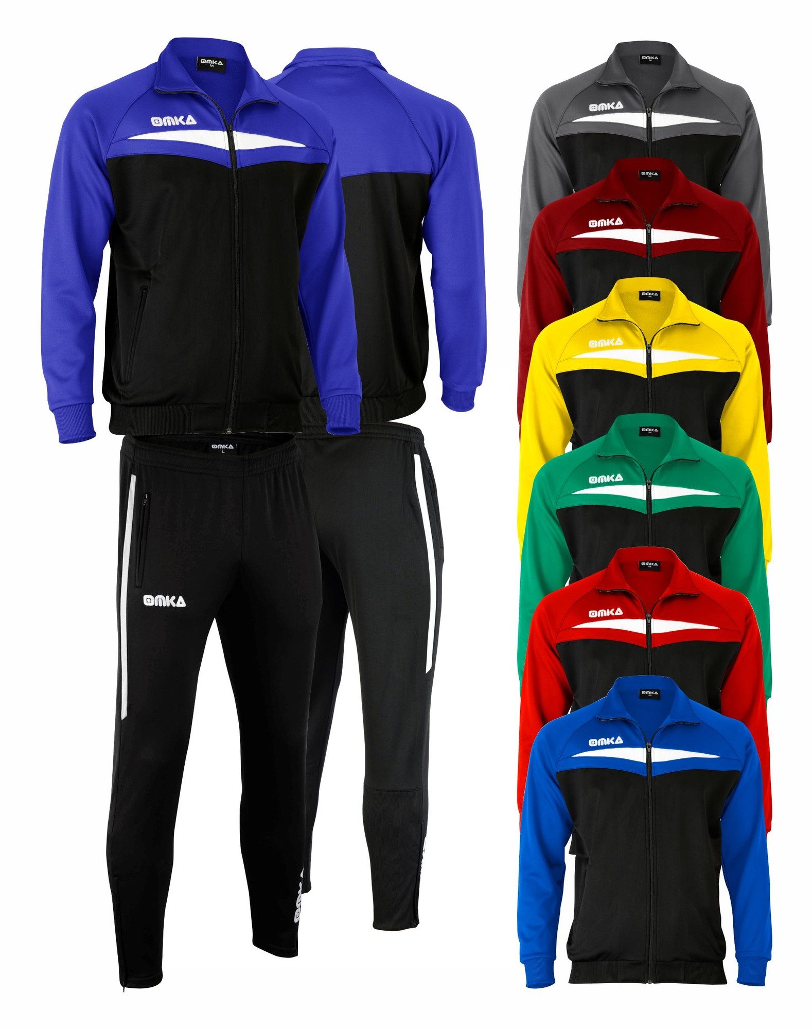 OMKA Trainingsanzug OK200K, OMKA Trainingsanzug Sportanzug Jogginganzug Freizeitanzug