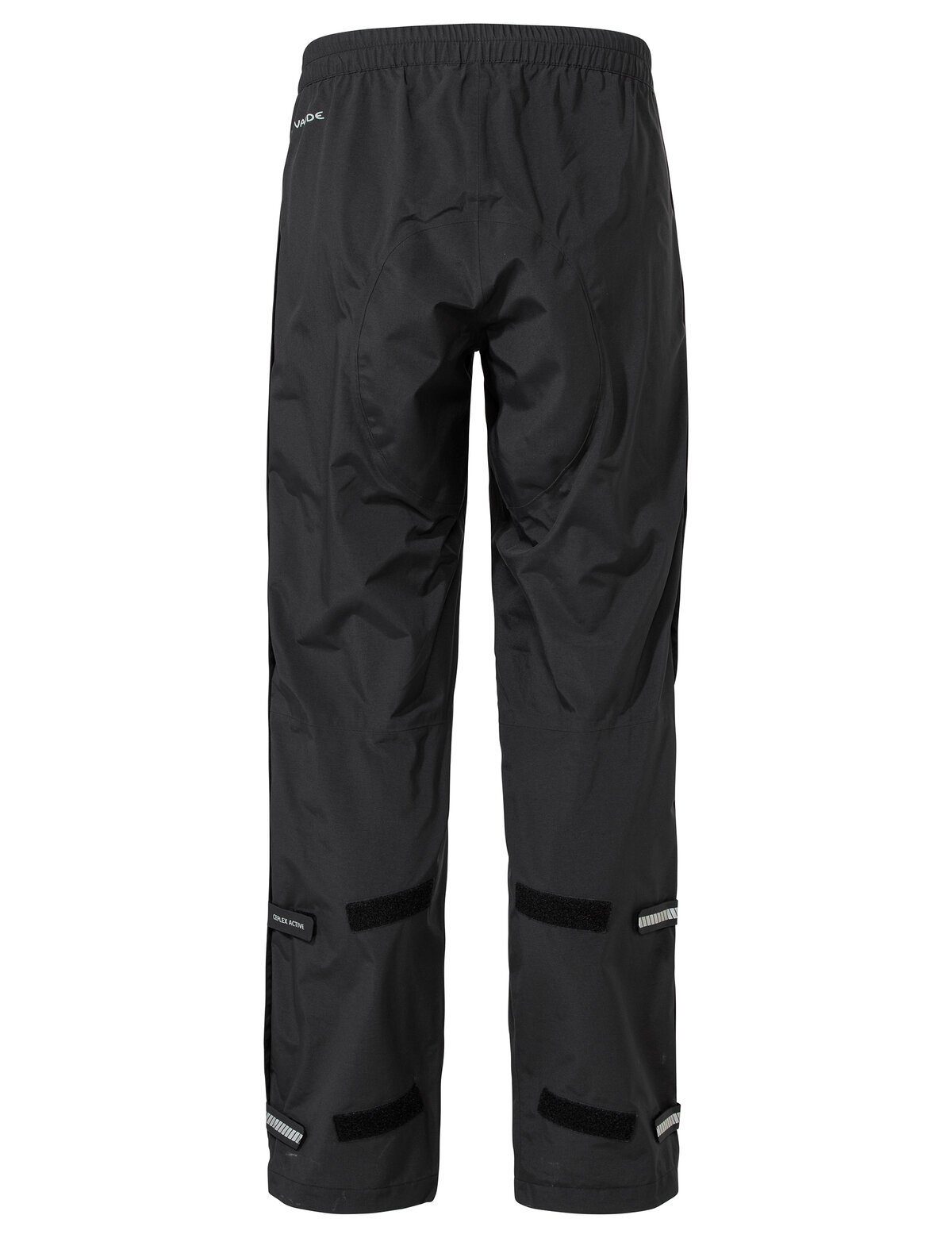 VAUDE Funktionshose Men's Yaras Rain Zip Pants IV (1-tlg) atmungsaktive und schnelltrocknende Radhose