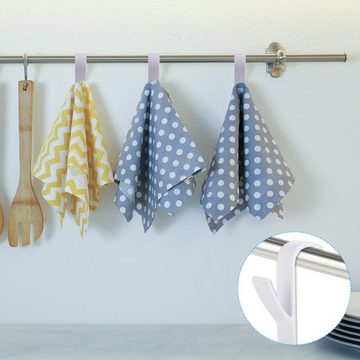 Lubgitsr Kleiderhaken 2 Stück Haken Handtuchhalter Mehrzweckhaken für Kleiderschrank, (2-St)