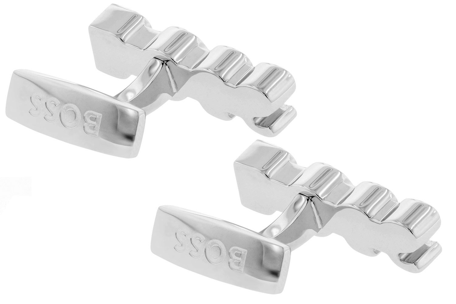 BOSS Manschettenknöpfe Silberfarben B-BOSS günstig online kaufen