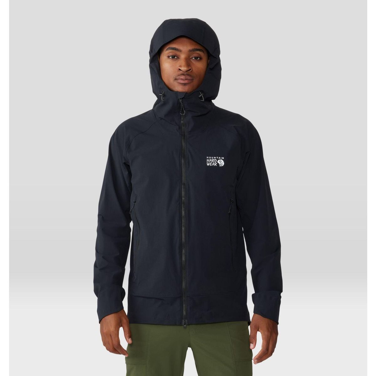 Mountain Hardwear Hardshelljacke M Chockstone Alpine LT Hooded Jacket Leichte, robuste Herrenjacke für Wandern und Trekking mit hohem