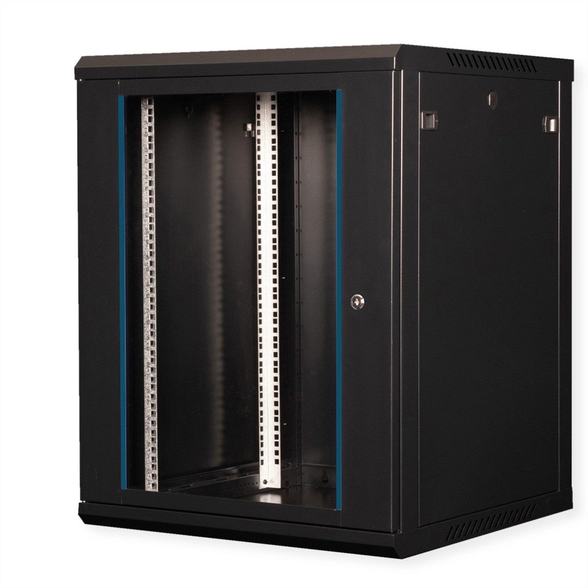 VALUE Wandgehäuse 19-Zoll Wandgehäuse 15HE, 600x600mm schwarz, Bausatz