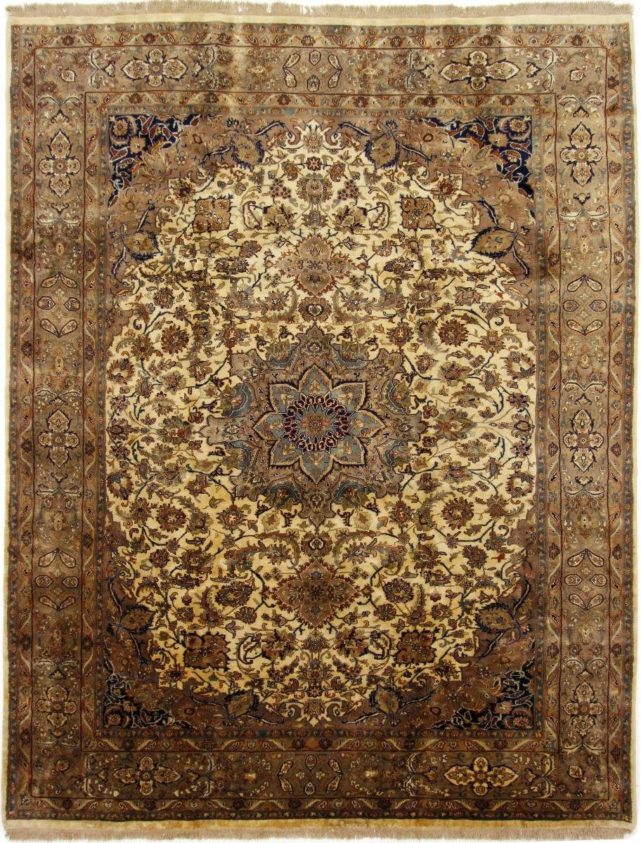 Orientteppich Indo Keshan 259x329 Handgeknüpfter Orientteppich, Nain Trading, rechteckig, Höhe: 12 mm