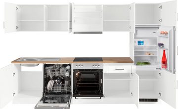 HELD MÖBEL Küchenzeile Tinnum, mit E-Geräten, Breite 300 cm