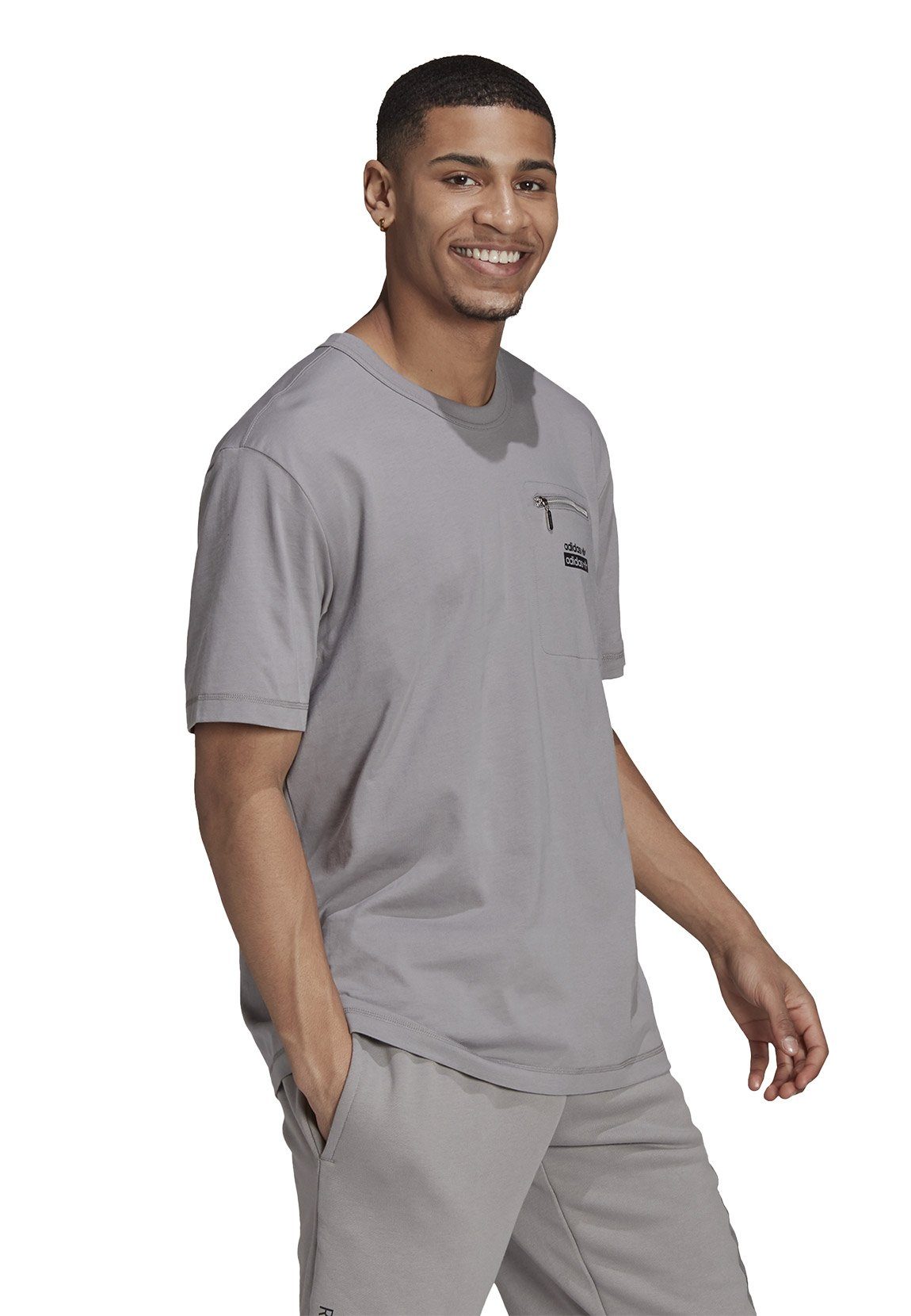 Adidas Originals T-Shirt Originals Loose Fit Grey| Dressinn