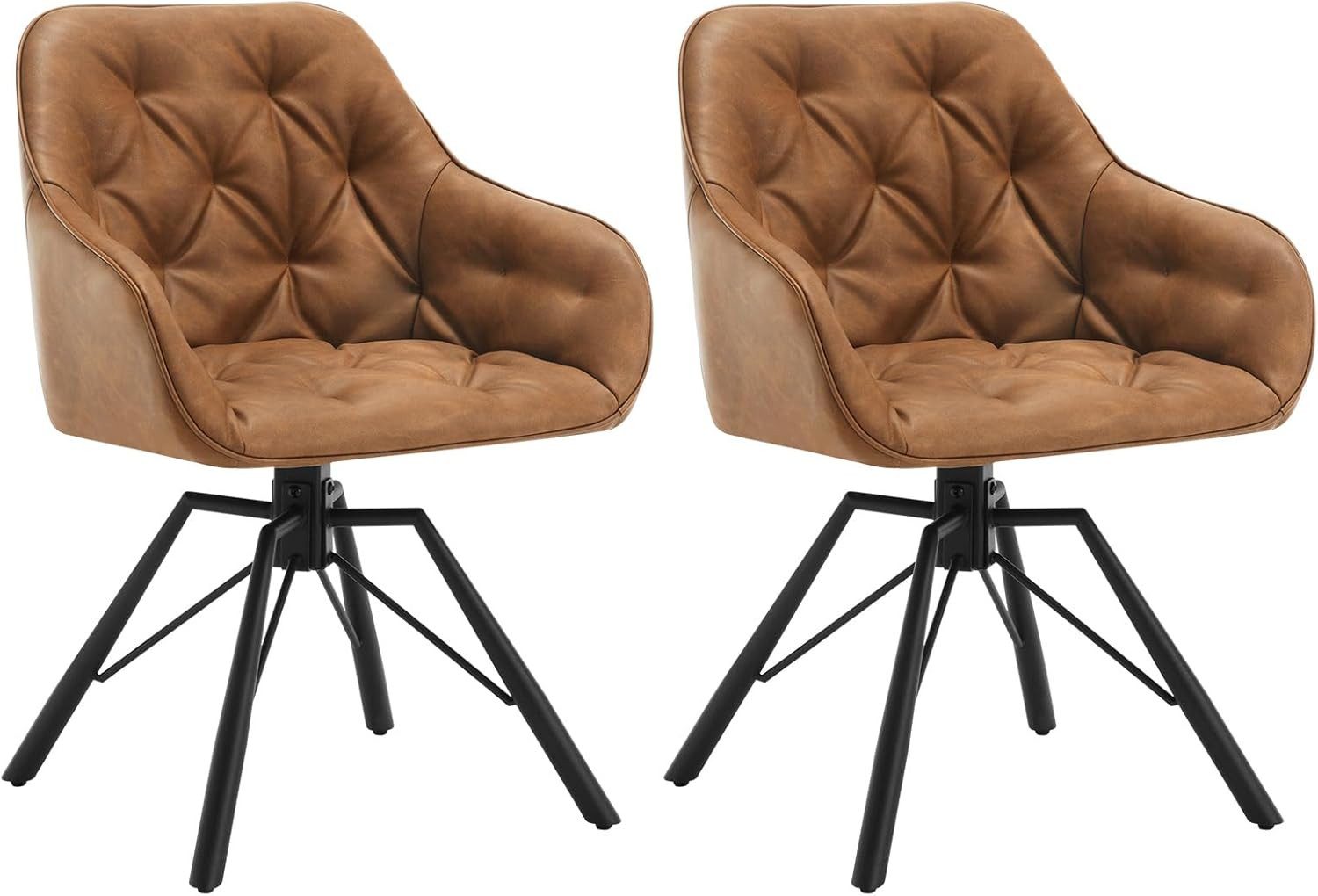 Woltu 4-Fußstuhl (2 St), drehbar, Esszimmerstuhl für Esszimmer Küche Wohnzi günstig online kaufen