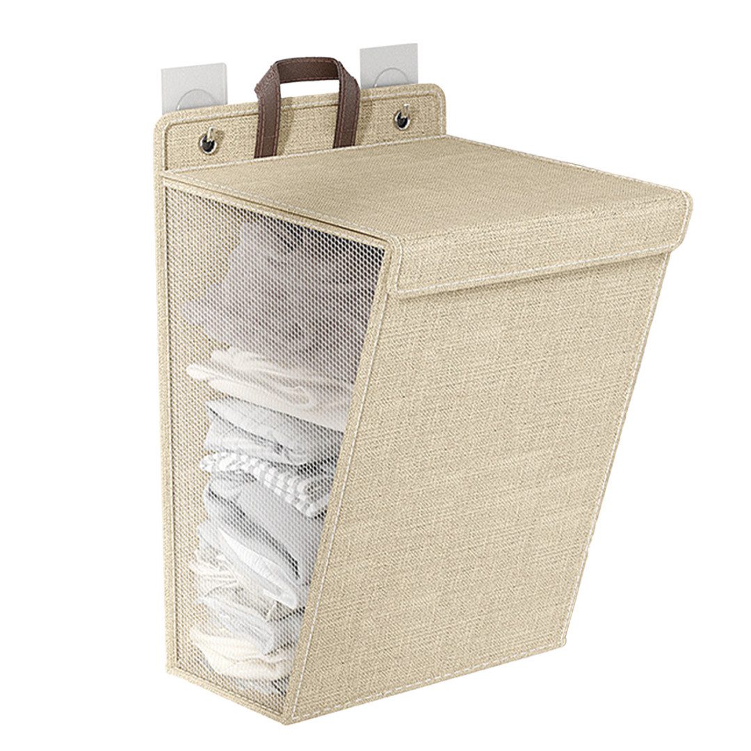 OKWISH Wäschekorb Faltbarer Hängender Wäschesammler Aufbewarhrungskorb (mit günstig online kaufen