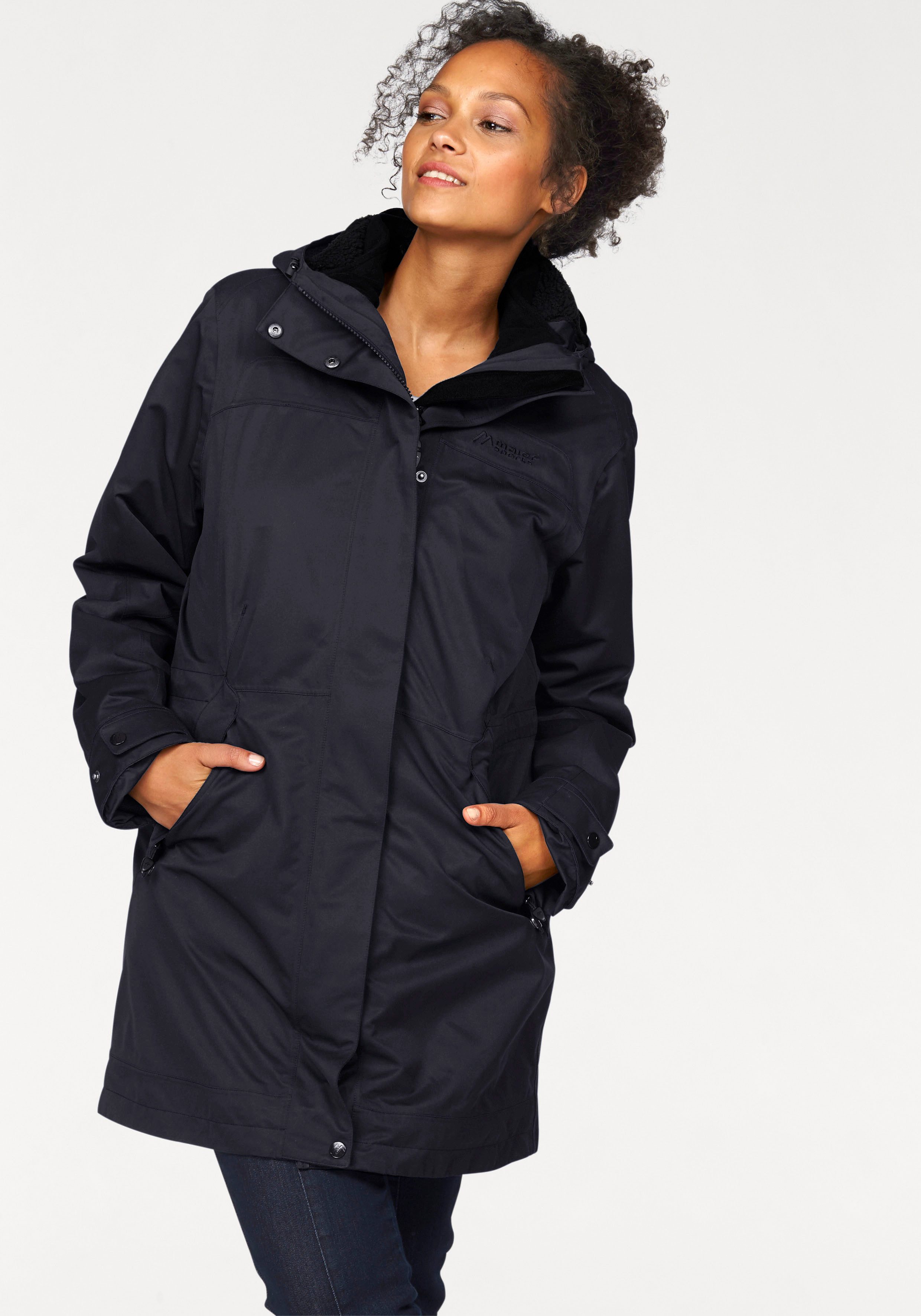Maier Sports 3-in-1-Funktionsmantel Doppelmantel Damen bis Größe 58 erhältlich