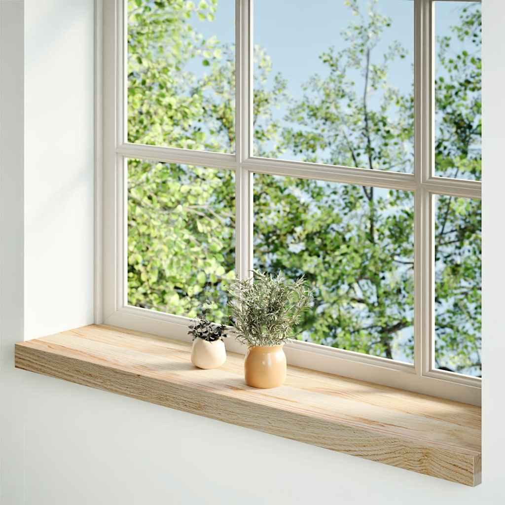 vidaXL Fensterbank Fensterbänke 2 Stk. Unbehandelt 100x20x2 cm Massivholz E günstig online kaufen