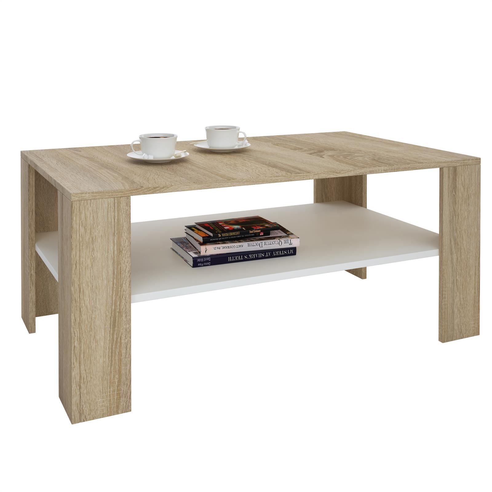 CARO-Möbel Couchtisch ANIMO, Couchtisch Wohnzimmer Beistell Sofa 100 x 60 c günstig online kaufen