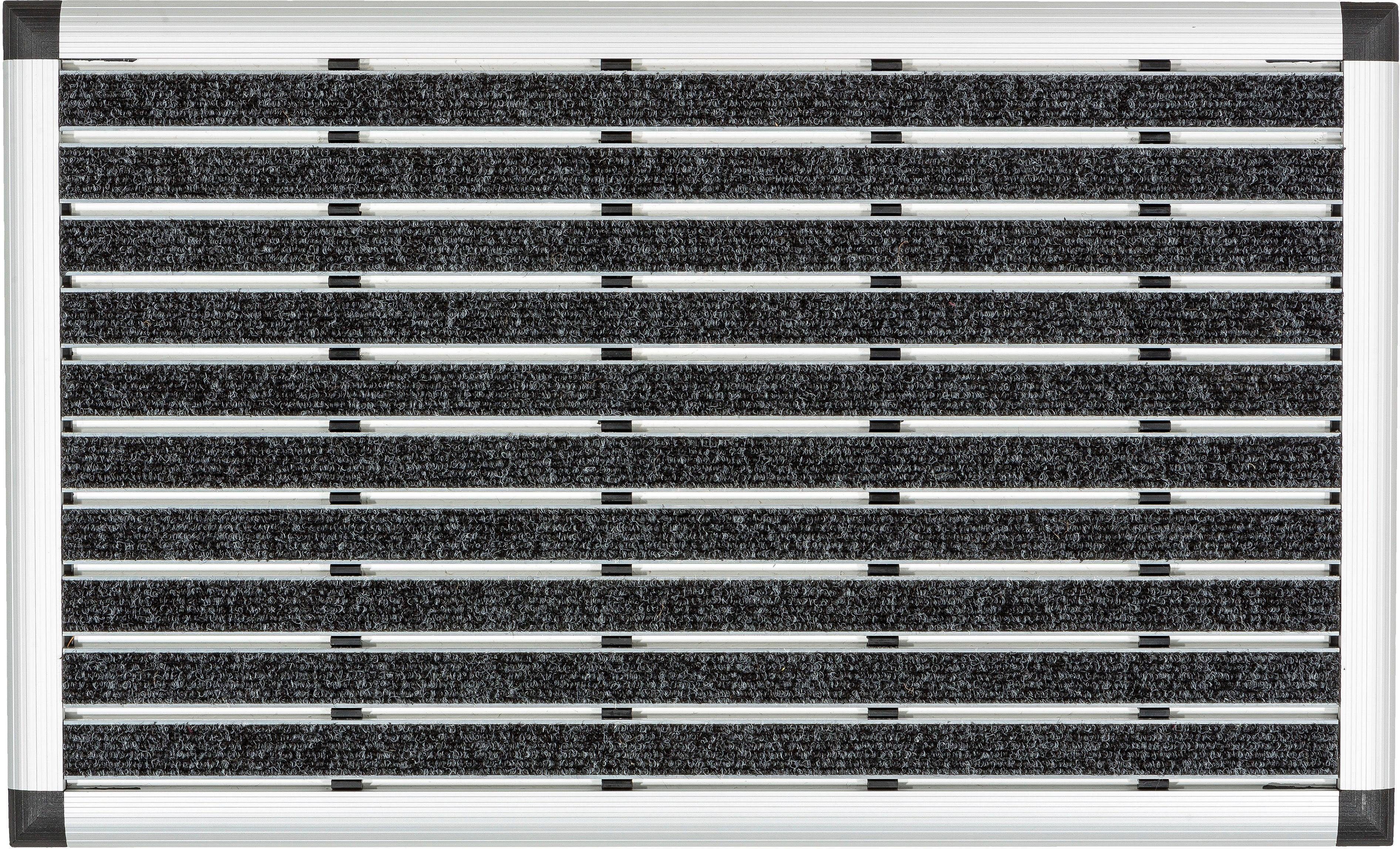 ASTRA Fußmatte Alu-Türmatte Excellence Mat, rechteckig, Höhe: 14 mm, Schmutzfangmatte, In- und Outdoor geeignet