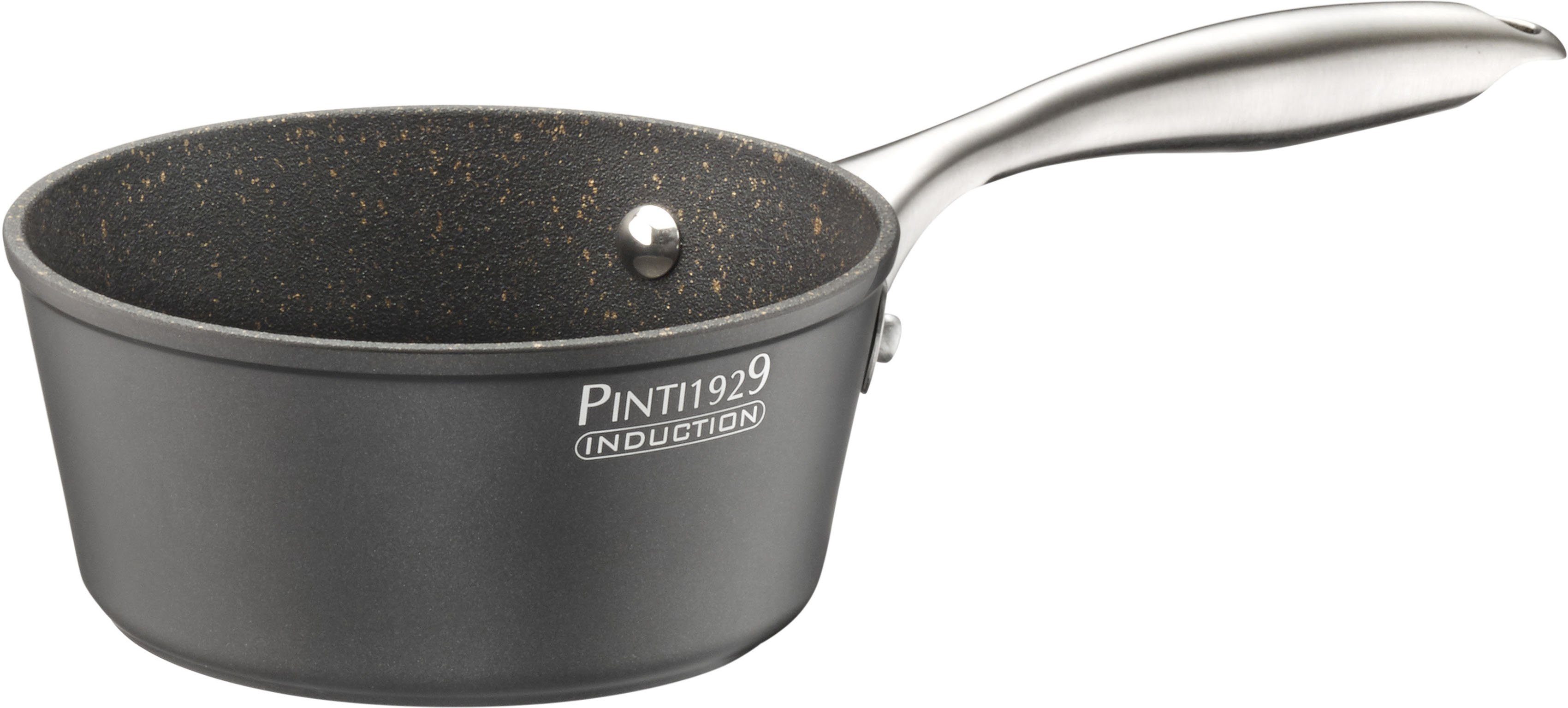PINTINOX Kasserolle ST1, Aluminium, 3-lagige Antihaftbeschichtung, Induktionsgeeignet, Ø 16 cm