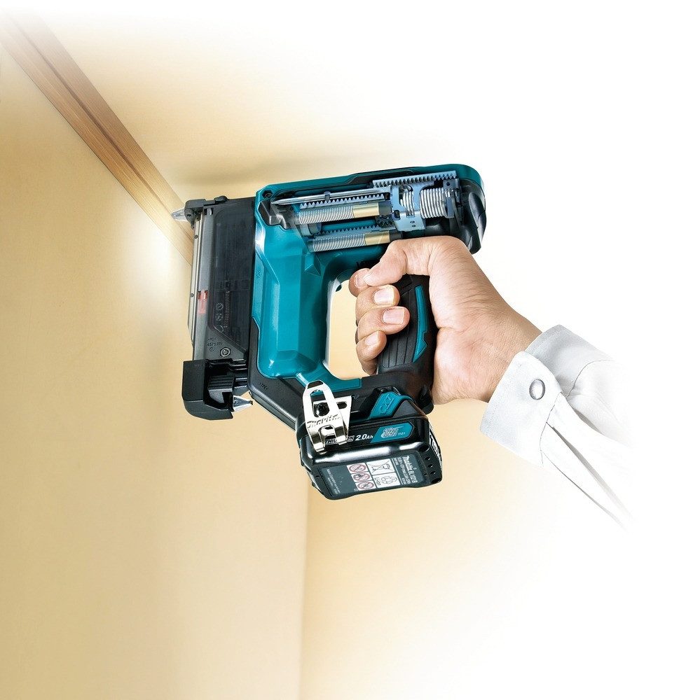 Makita Akku-Stauchkopfnagler, 12 in V, Stiftnagler 12V, PT354DZ, 15-35 mm, Ohne Akku - im Karton