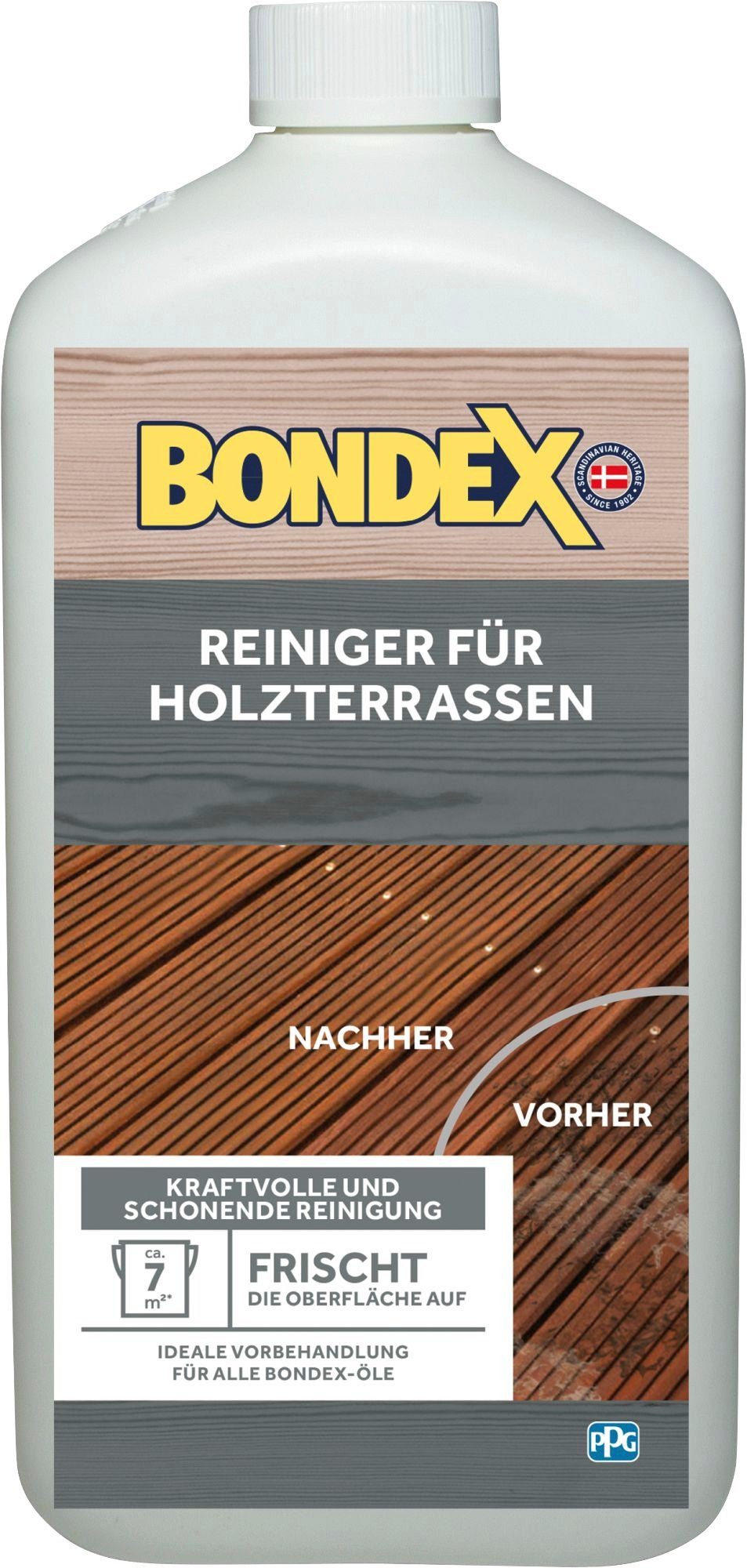 Holzreiniger REINIGER 1 (für farblos, Bondex Holzterassen, l)