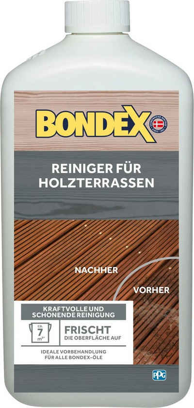 Bondex REINIGER Holzreiniger (für Holzterassen, farblos, 1 l)