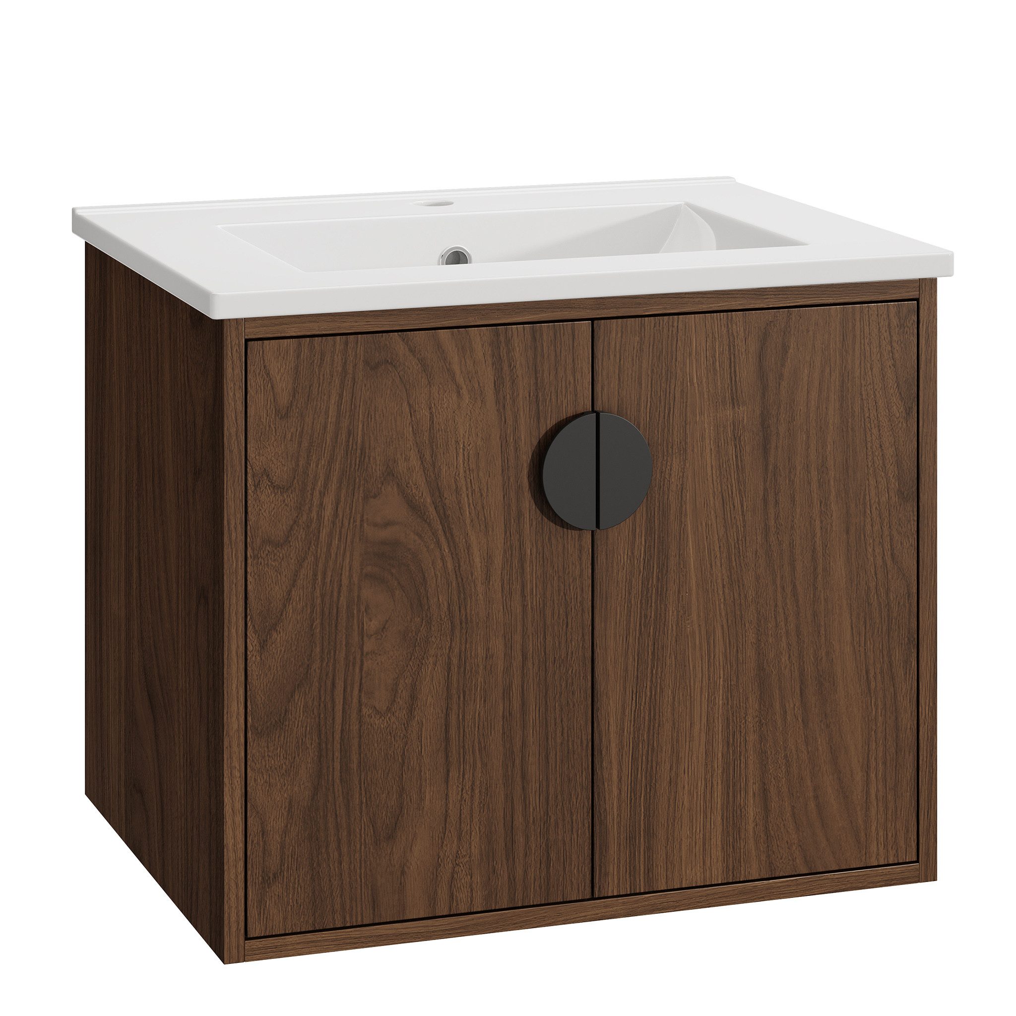 HOROW Waschbeckenunterschrank Badezimmerschrank 40 / 60cm Waschtisch mit un günstig online kaufen