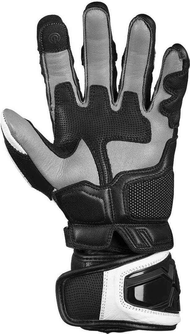 IXS Motorradhandschuhe Sport Black/White 2.0 RS-300 Motorradhandschuhe