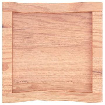 furnicato Tischplatte 40x40x(2-6) cm Massivholz Behandelt Baumkante (1 St)