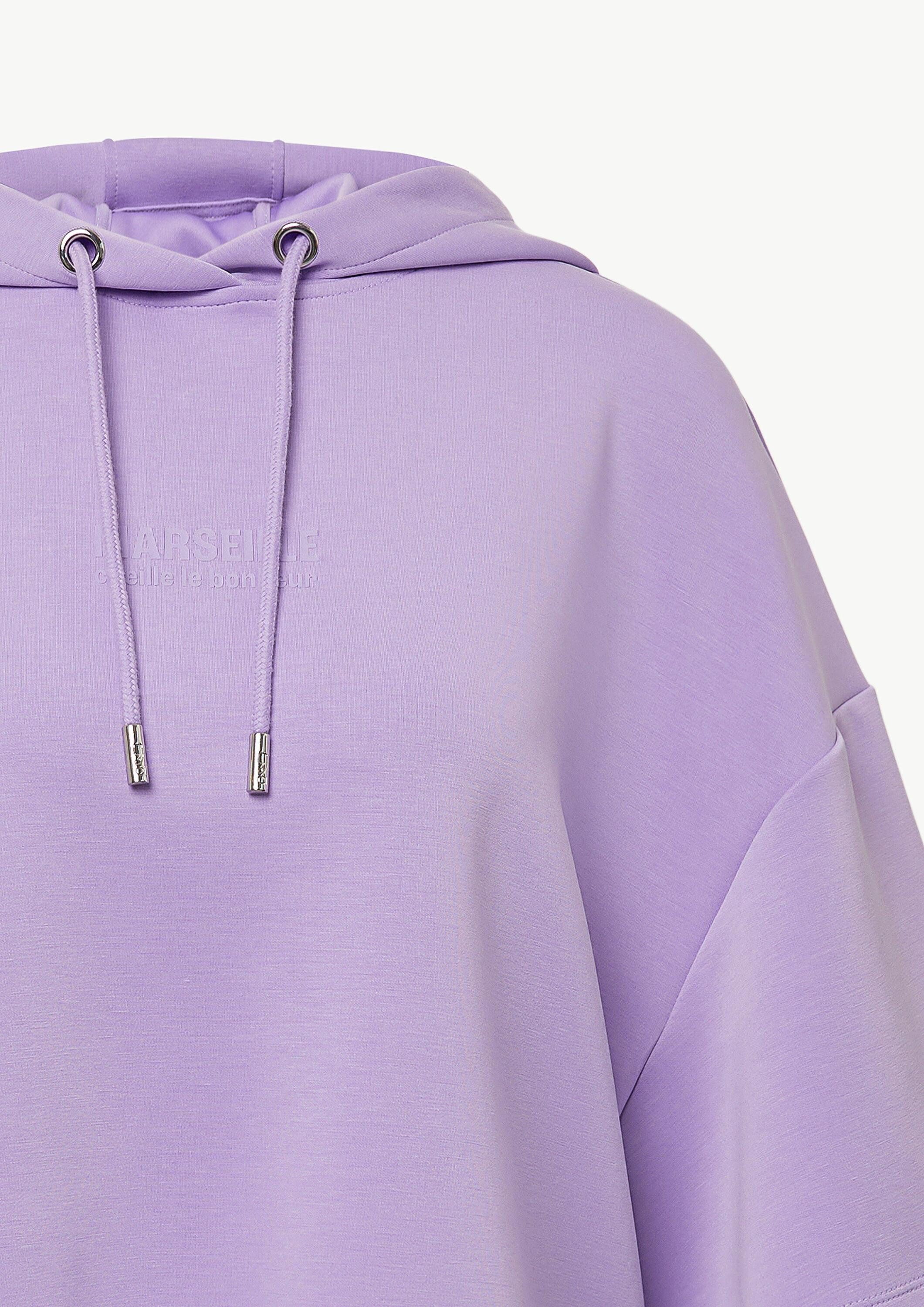 comma Sweatshirt Sweatshirt Relaxed-Fit-Sweatshirt im Kimono-Stil mit 3-/4-Ärmeln