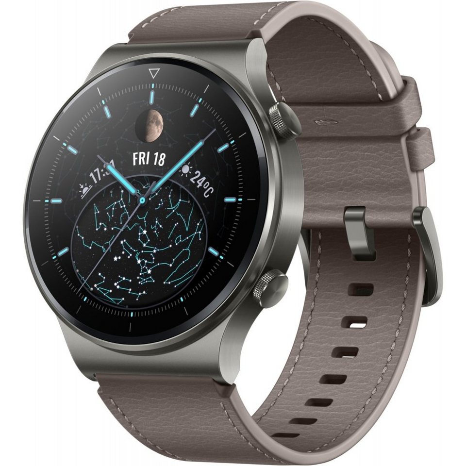 Huawei Watch GT2 Pro Classic Smartwatch (3,53 cm/1,39 Zoll), Trackt und  zeichnet Trainingsdaten für verschiedene Sportmodi auf