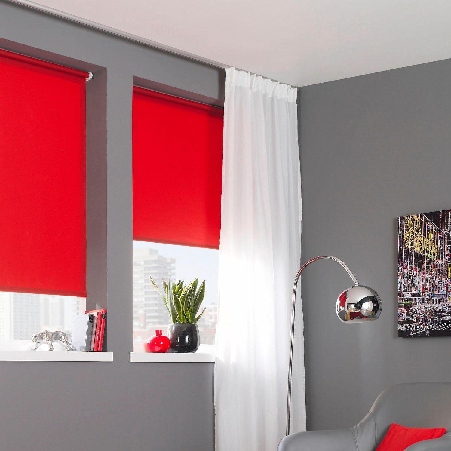 Good Life Vorhangschiene Avana, 1-läufig, Fixmaß, verschraubt, Aluminium, Kunststoff, Metall