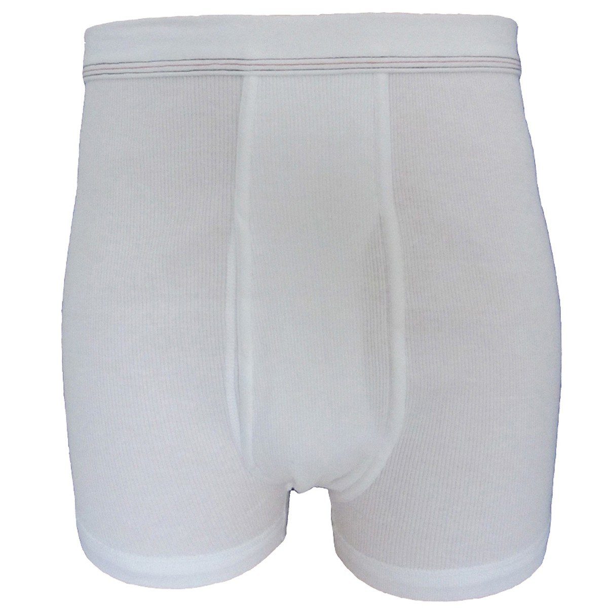 HERMKO Retro Boxer 3942 (Pack, 4er) Bio-Baumwolle Doppelripp Pagen mit Eingriff sehr hoher Leib