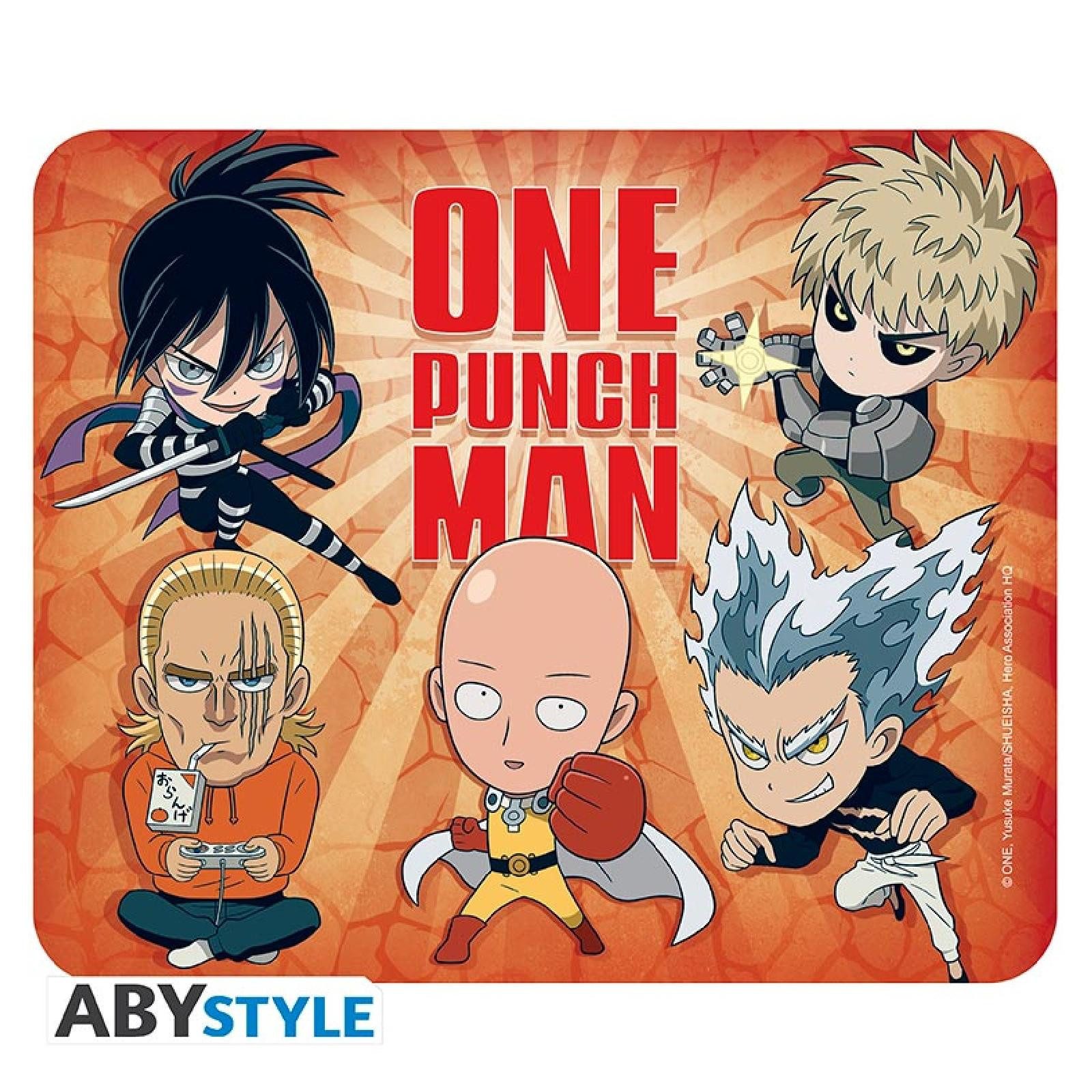 ABYstyle Merchandise-Figur ONE PUNCH MAN - Flexible mousepad - Saitama & co