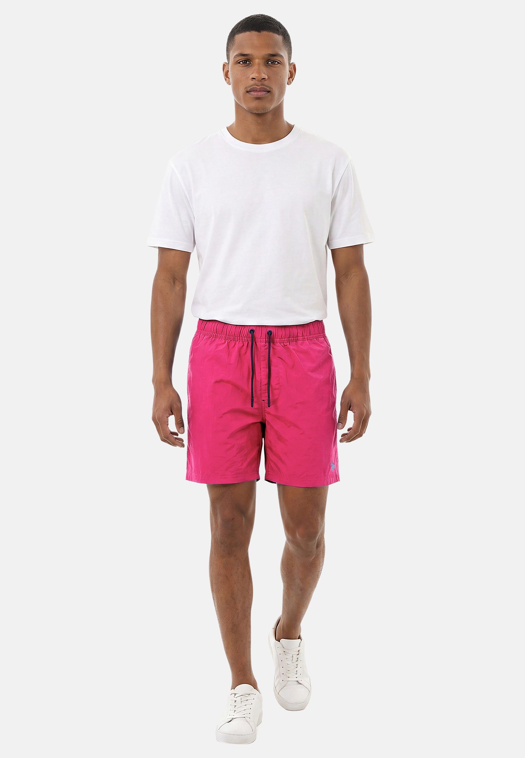 U.S. Polo Assn. Badeshorts Schwimmshorts USKyrk – Herren Badeshorts mit elastischem Bund Leichtes Nylon, schnell trocknend und mit Netzfutter