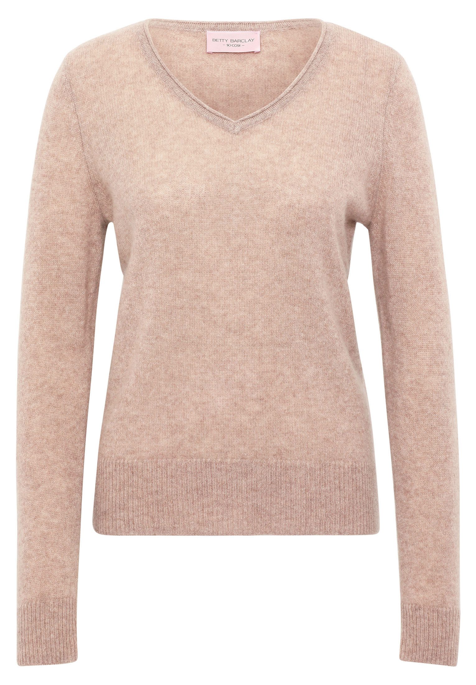 Betty Barclay Strickpullover Damen Kaschmir-Pullover mit V-Ausschnitt (1-tl günstig online kaufen
