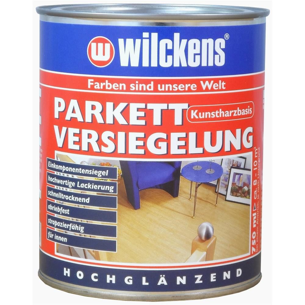 Wilckens Farben Bodenversiegelung Parkett-Versiegelung, hochglänzend, 750 ml, farblos