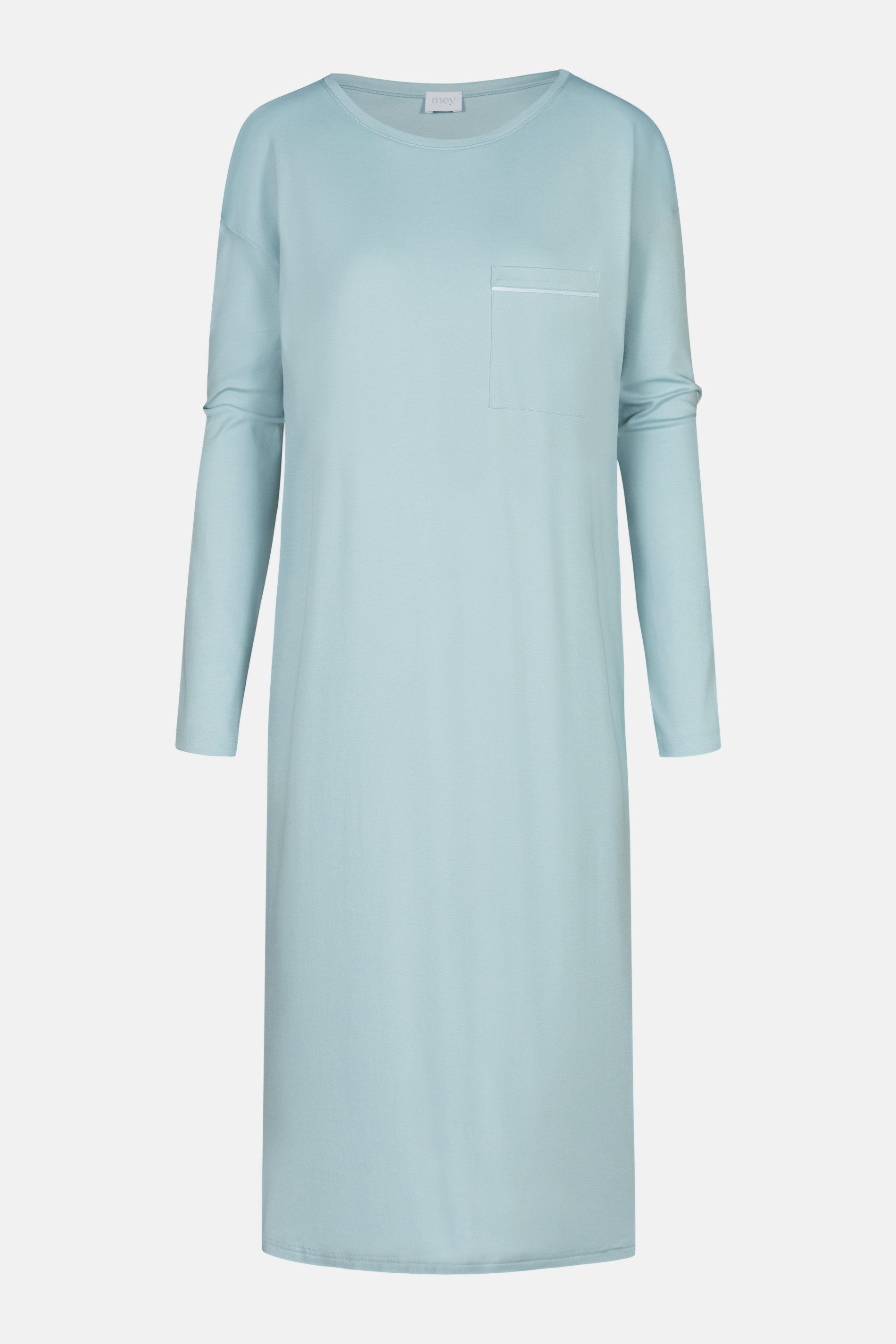 Mey Nachthemd Mey Damen Nachthemd langarm Serie Classy Nights (1-tlg) Klassischer Stil, 100% Bio-Baumwolle, Interlock Jersey