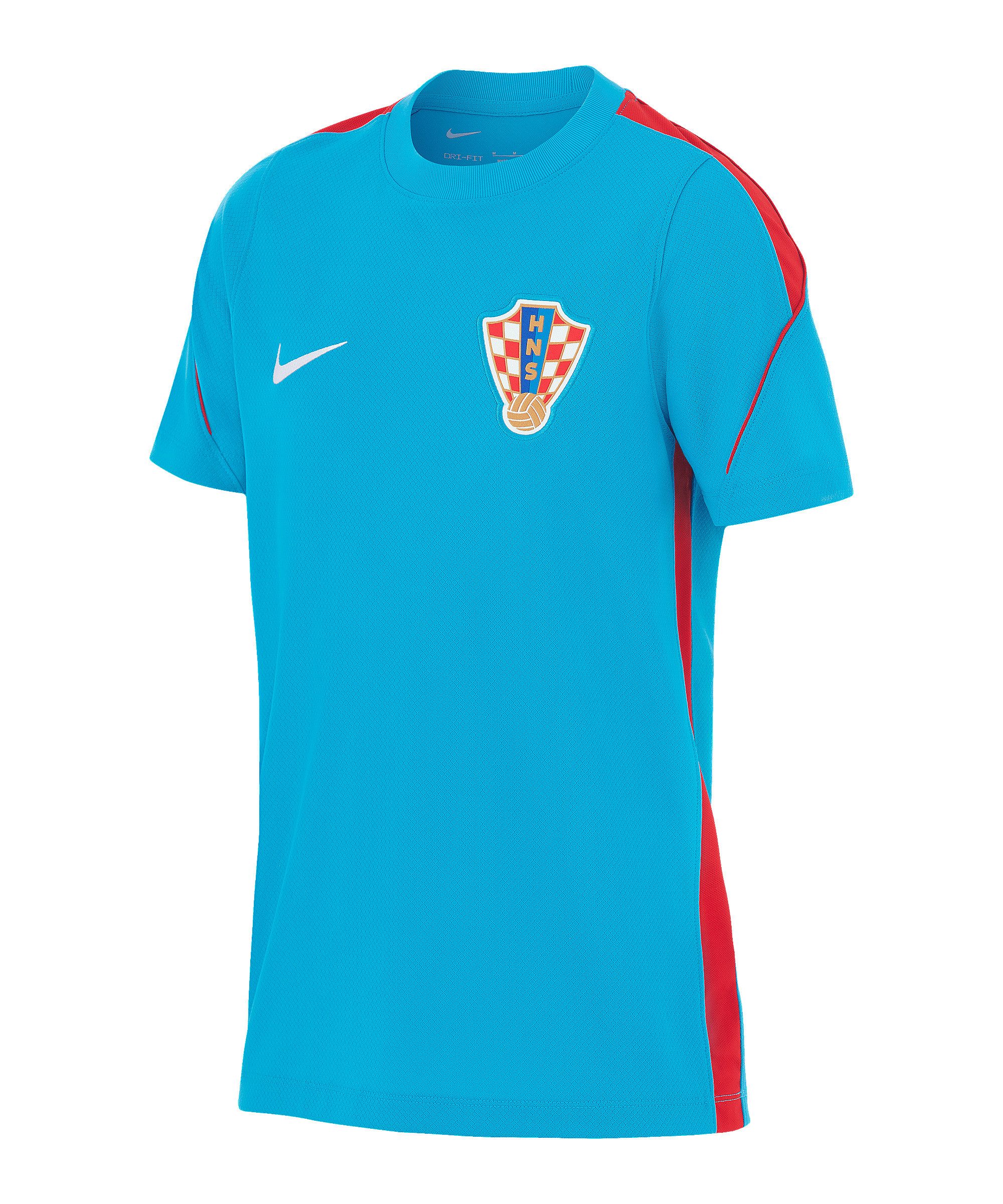 Nike T-Shirt Nike Performance HNS Kroatien Trainingsshirt Kids Baumwolle