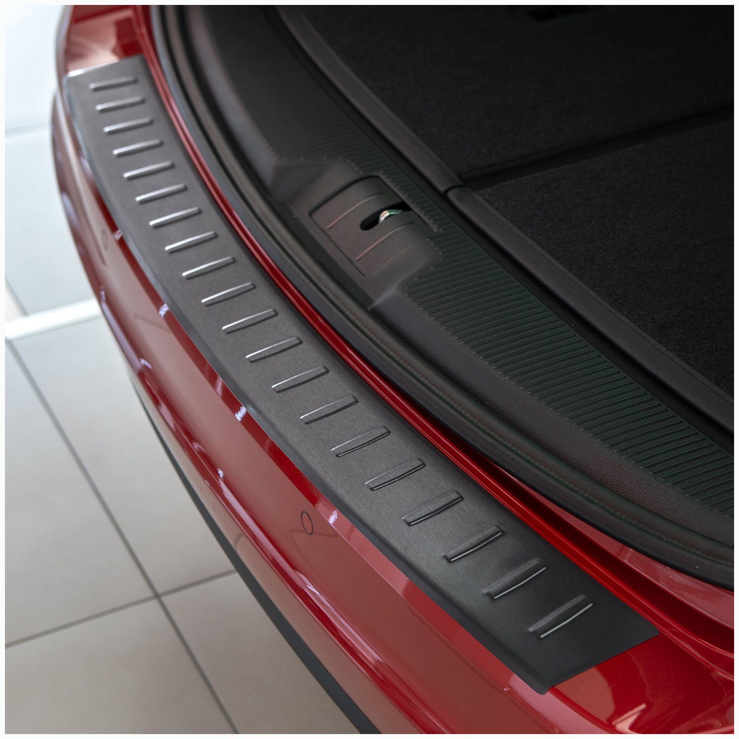 tuning-art Ladekantenschutz L278 Edelstahl passgenau für VW Sharan 2 Seat Alhambra 2010-2022