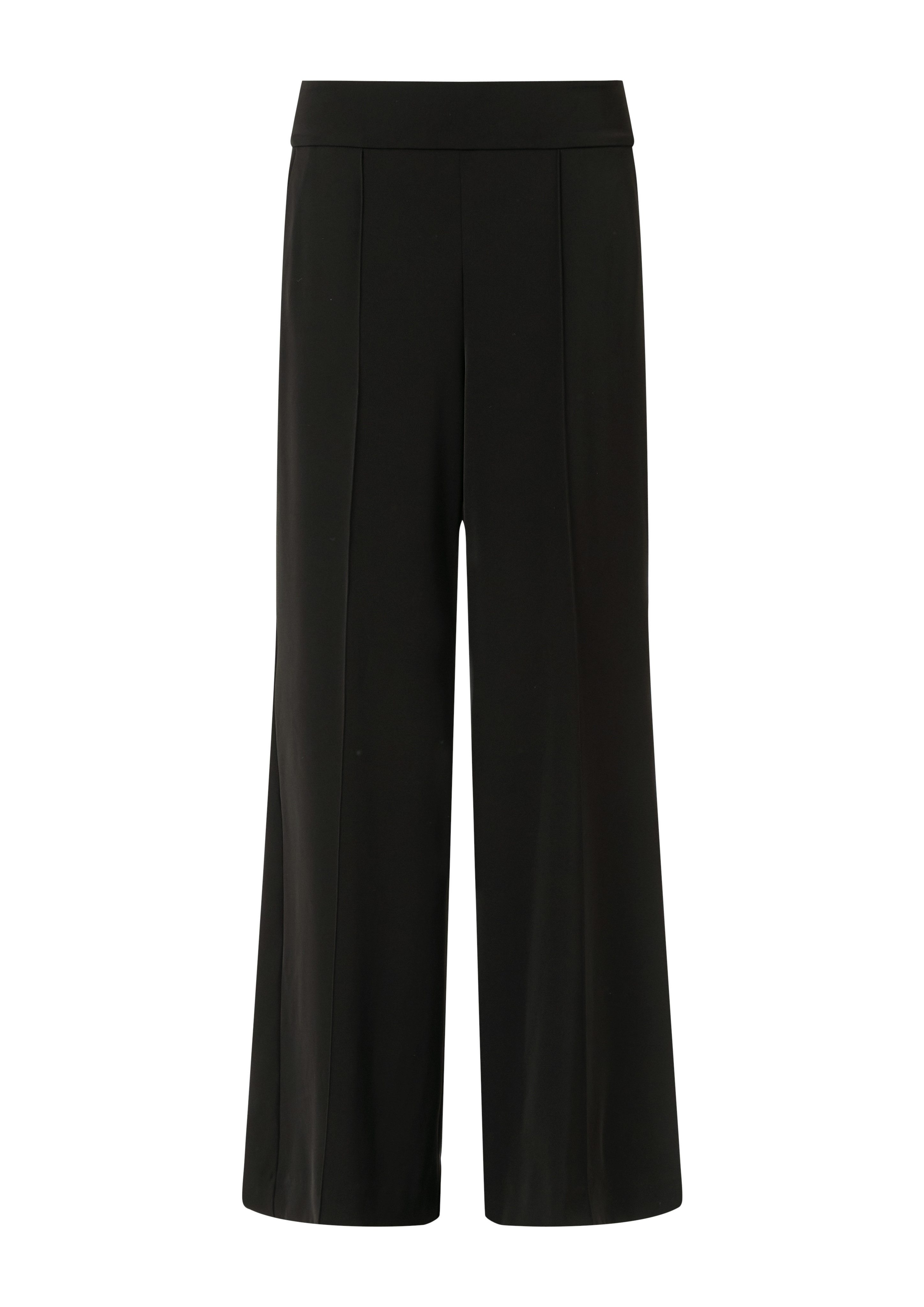 comma Jogger Pants mit weitem Bein, Sommerhose