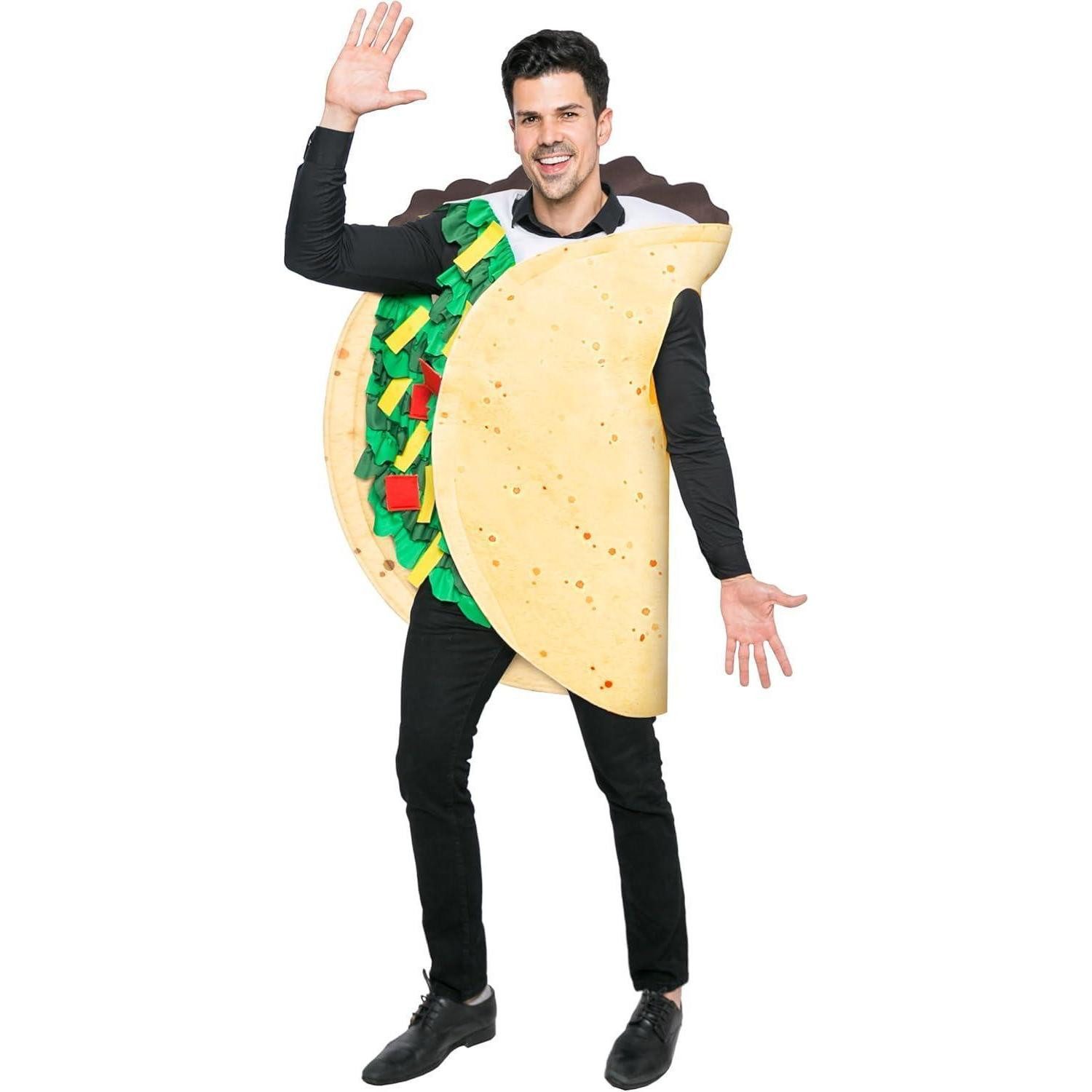 LuxusKollektion Lebensmittel-Kostüm Kostüm Banane Erwachsene Set Halloween Karneval Party Taco XL