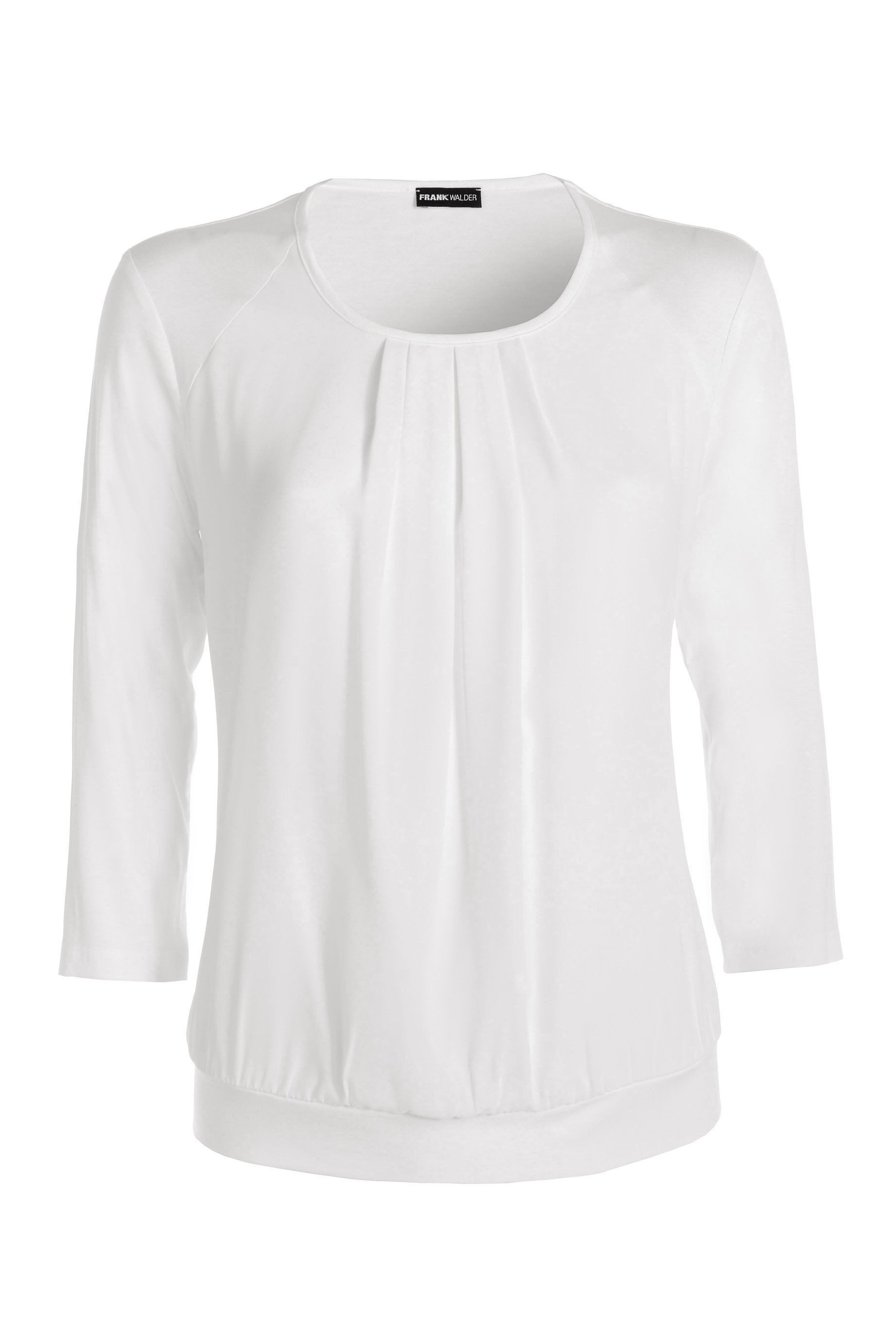FRANK WALDER Blusenshirt im Materialmix