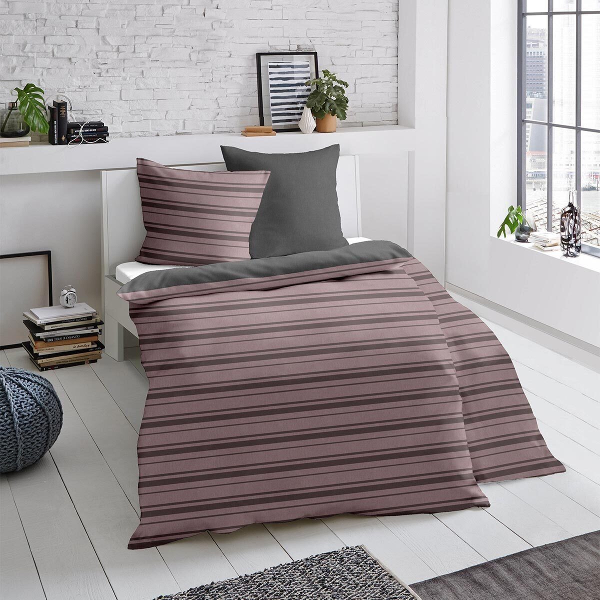 TRAUMSCHLAF Bettwäsche Konstanz, Biber, 3 teilig, Biberbettwäsche weich und günstig online kaufen