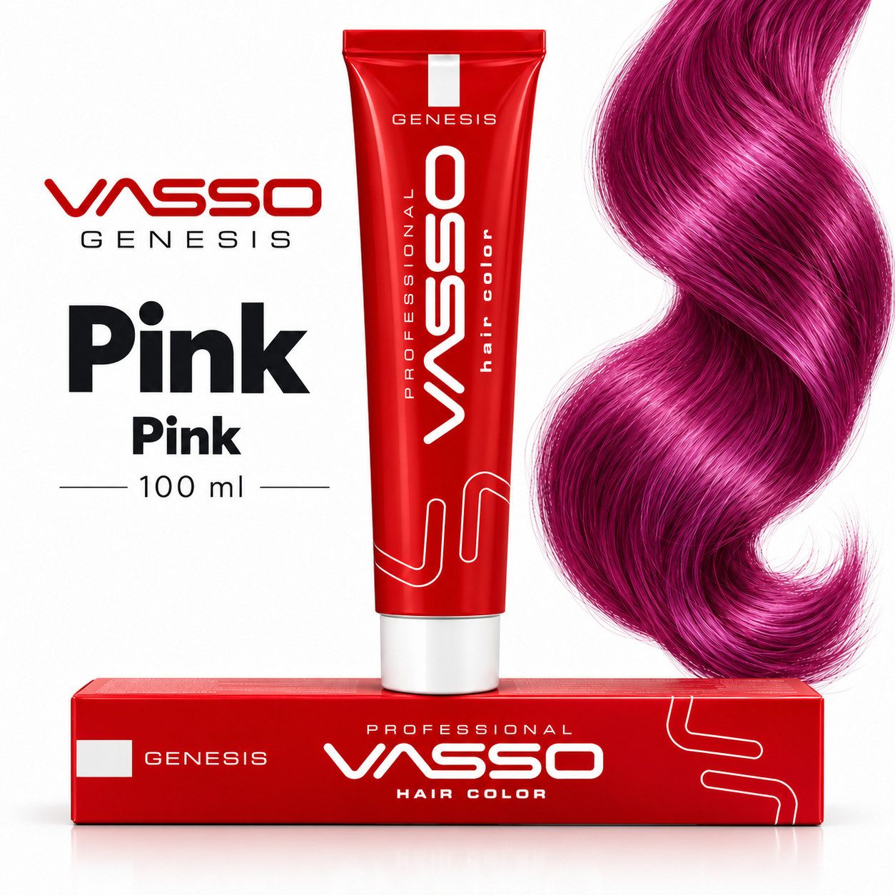 VASSO Haarfarbe VASSO Genesis professionelle Haarfarbe mit Keratin 100 ml 70 Farben