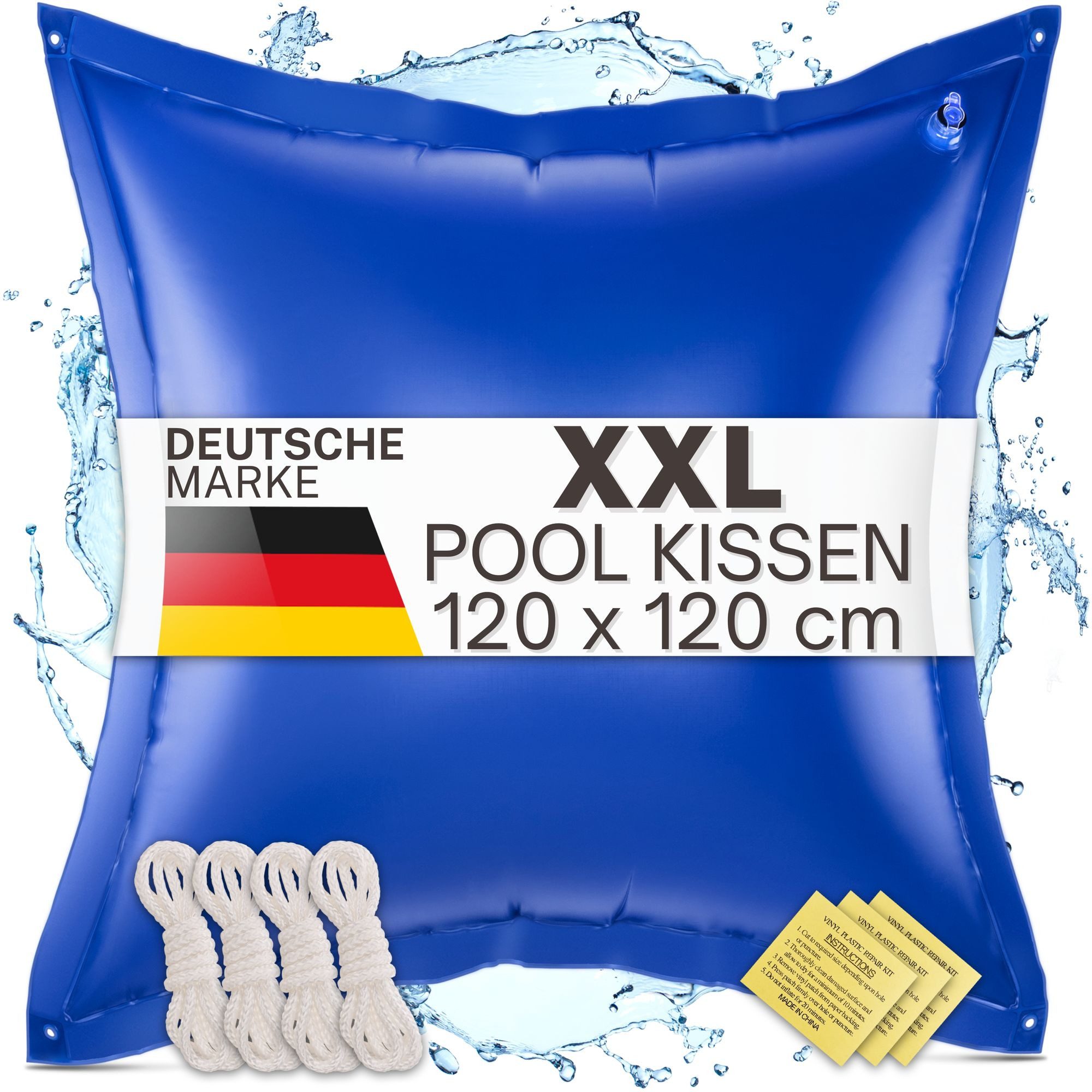 bonsport Pool-Abdeckplane Pool Kissen 118x118 cm, günstig online kaufen