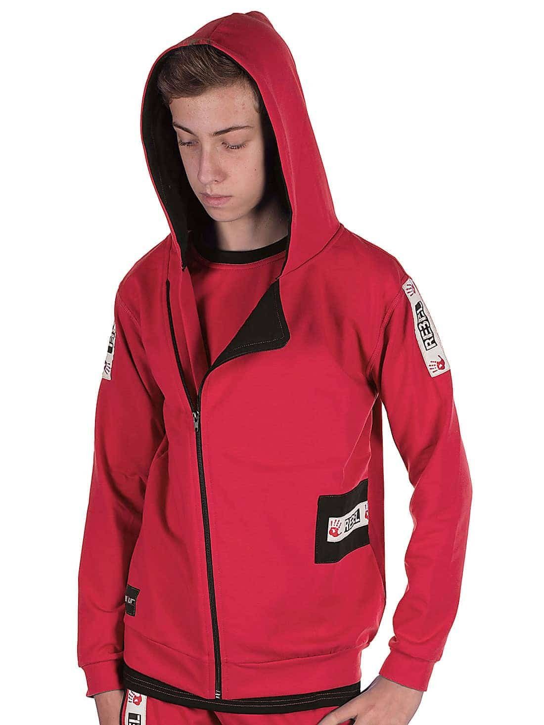 BEZLIT Kapuzensweatjacke Kinder Jungen Sweatjacke Rebel (1-tlg) mit Kapuze, mit Kängurutasche, Hoodie