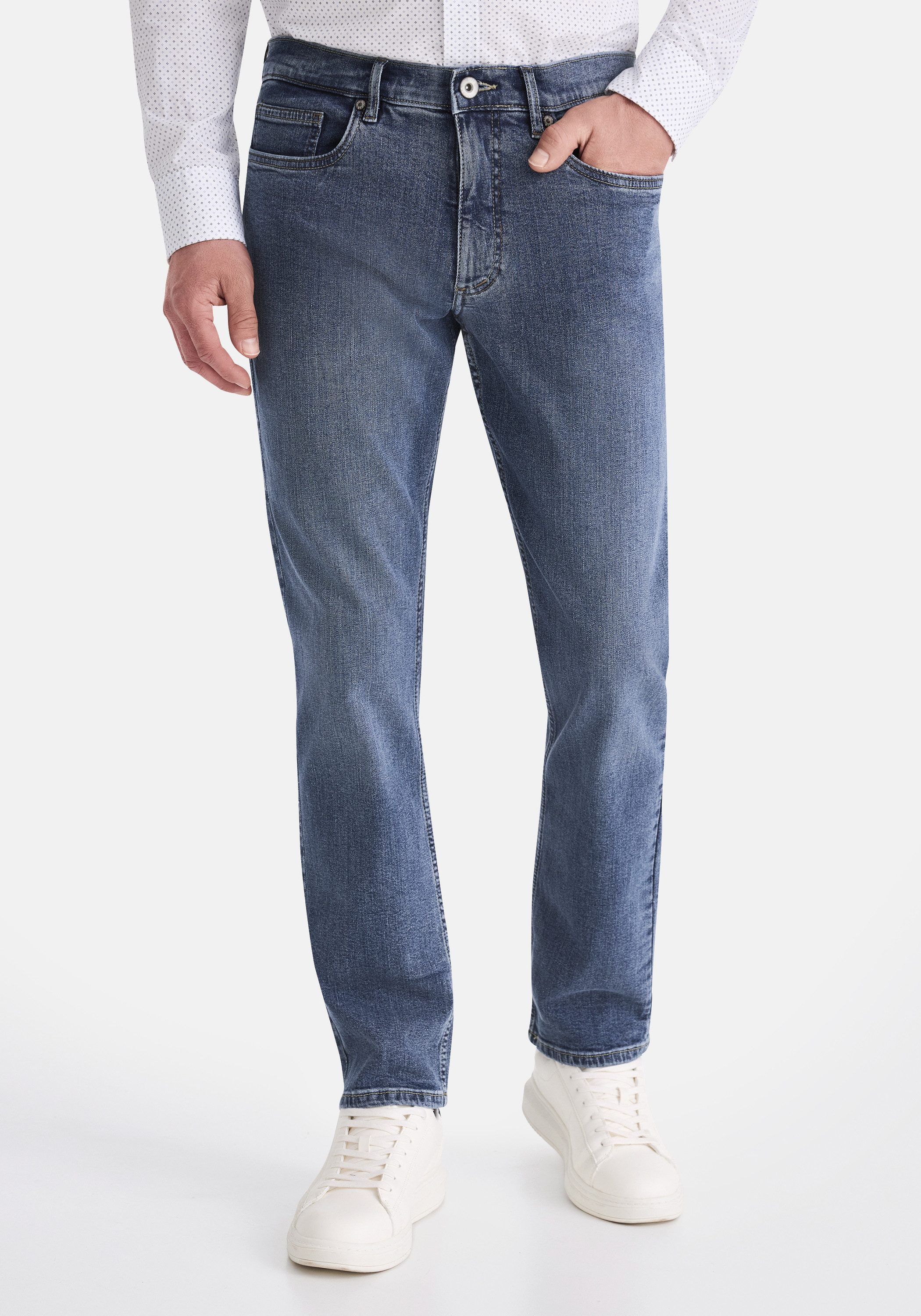 Stooker Men 5-Pocket-Hose Frisco Denim Straight Fit Jeans Straight Fit Casu günstig online kaufen