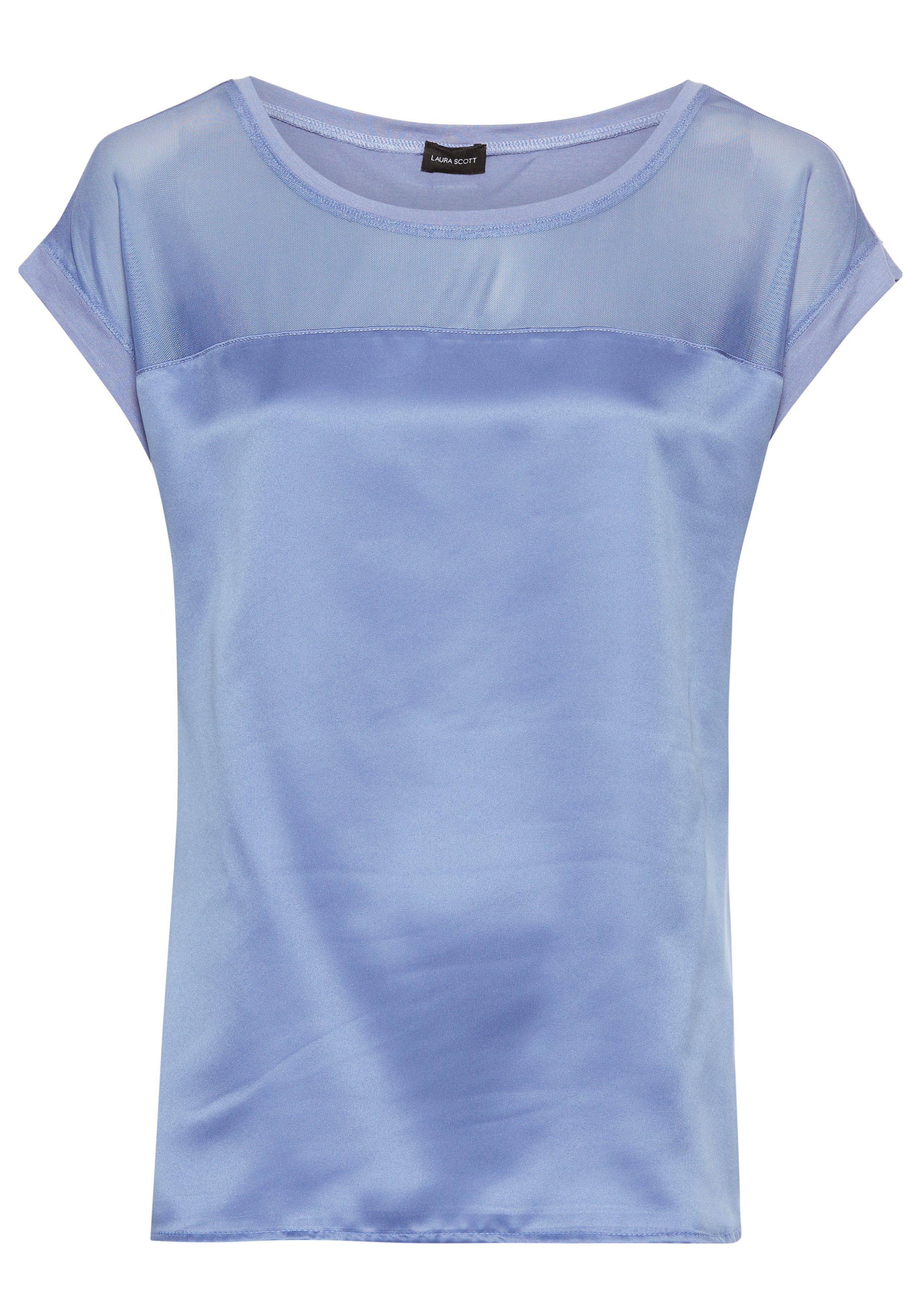 Laura Scott Shirtbluse mit Meshpart
