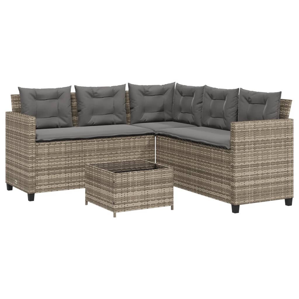 vidaXL Gartenlounge-Set Gartensofa in L-Form mit günstig online kaufen