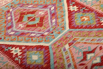 Orientteppich Kelim Afghan 137x174 Handgewebter Orientteppich, Nain Trading, rechteckig, Höhe: 3 mm