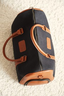 Forma Fisico Weekender Canvas Leder Vintage Weekender, Reisetasche, Sporttasche mit Schuhfach