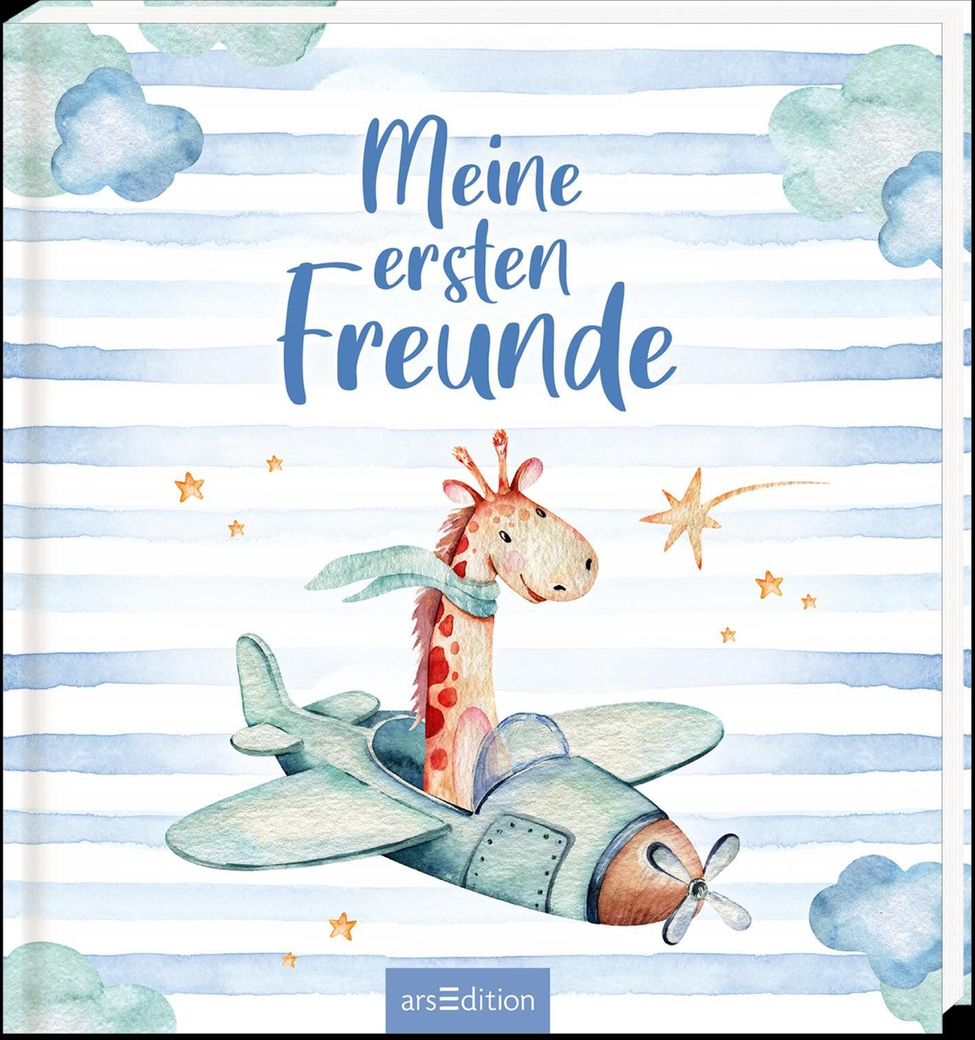 Poesiealbum Meine ersten Freunde – Fahrzeuge (Aquarell-Optik)