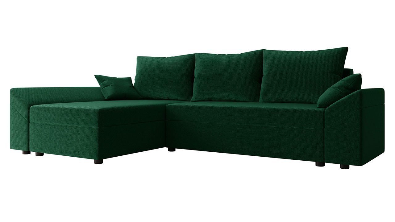 3 Dante L Sitzer Lux, Sofa mane MIRJAN24 L-Form Schlaffunktion Ecksofa Bettkasten, und mit universell, Ecksofa,