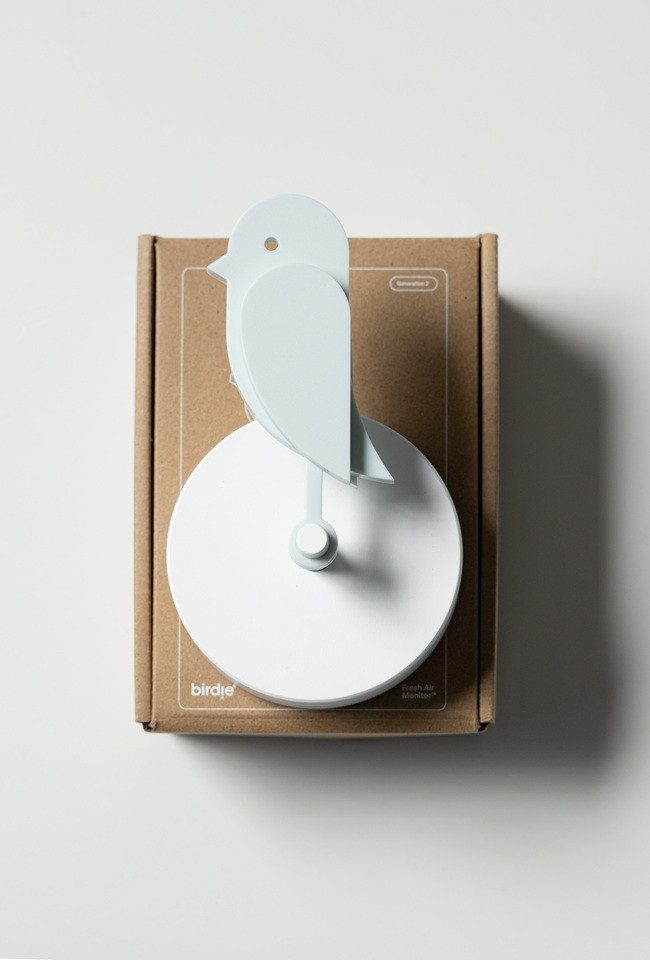 KOOKOO Raumluft-Qualitätssensor Birdie 2.0 - Frischluftmonitor mit CO2 Sensor