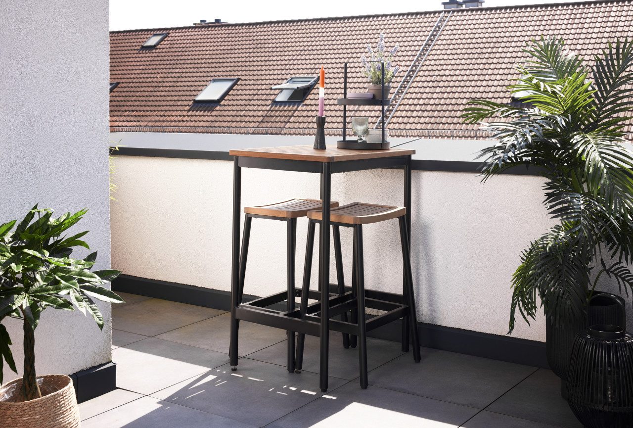 Primaster Bargruppe Primaster Bar-Set Salo Eucalyptusholz, Witterungsbeständig